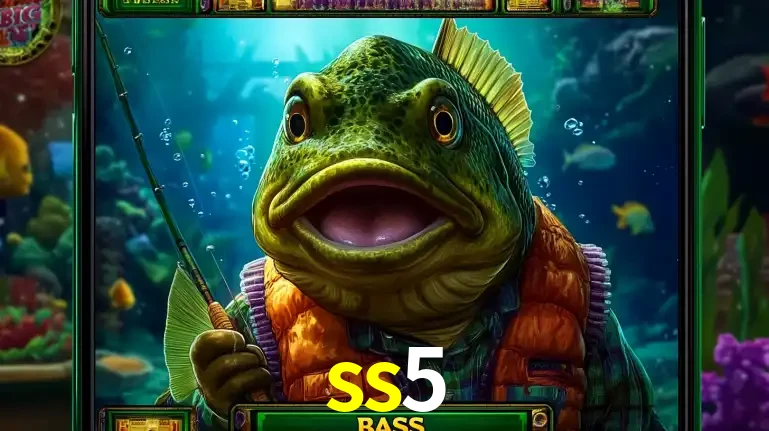 Personagem de peixe pescador do popular jogo de slot com tema de pescaria, uma das emocionantes opções de caça-níqueis para jogar e ganhar no cassino ss5.