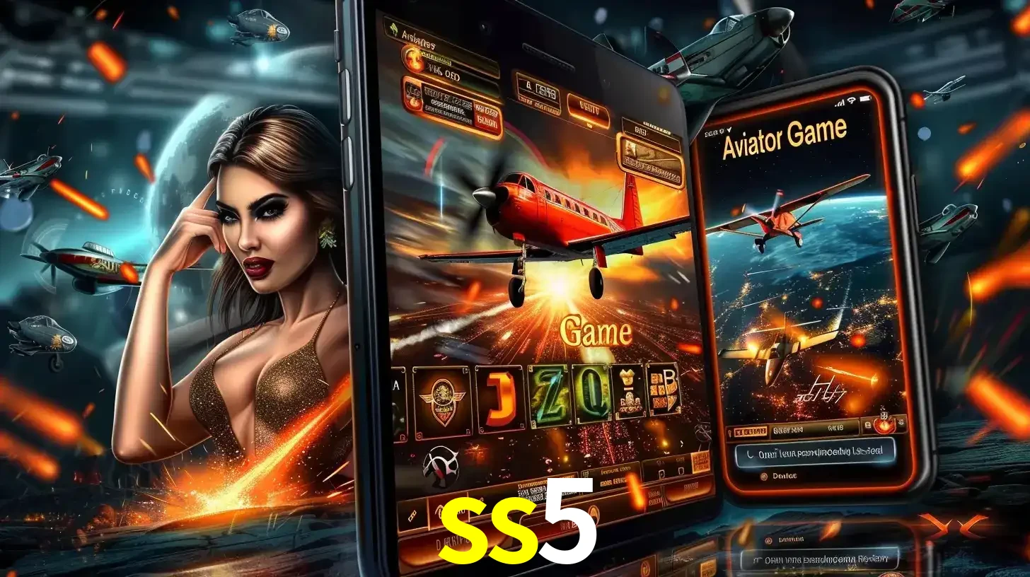 Mulher estilosa cercada por telas que exibem a jogabilidade do Aviator, capturando a intensidade e a estratégia deste popular crash game oferecido pelo ss5.